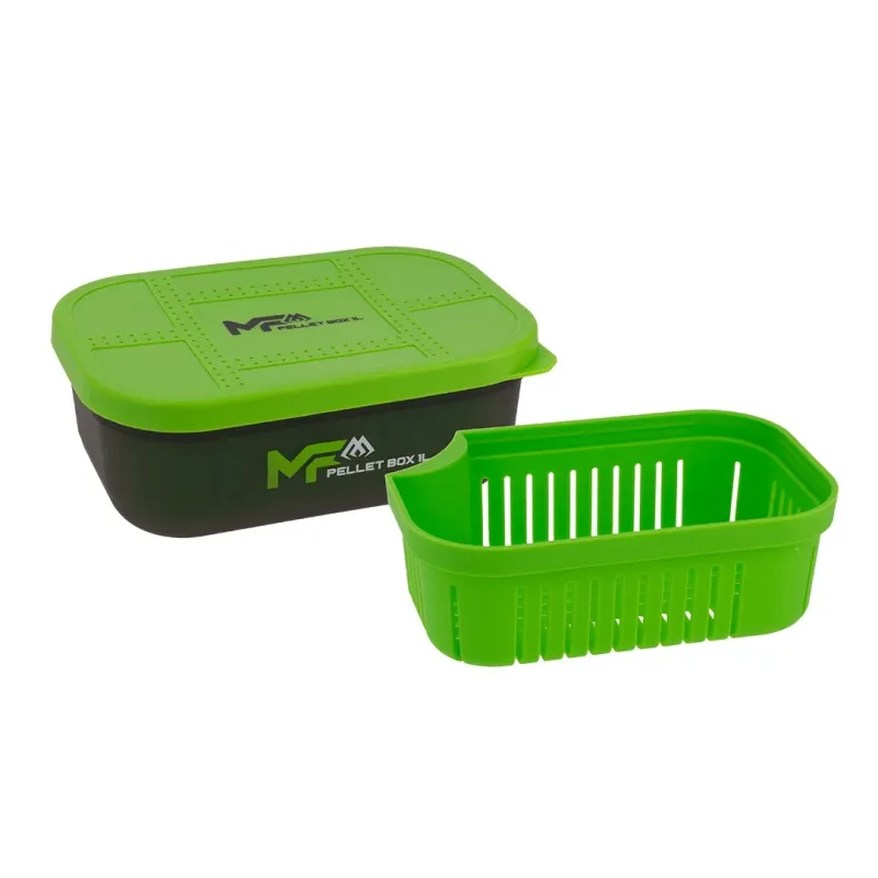 PUDEŁKO MIKADO PELLET BOX - DO PELLETU - Z SITKIEM - 1L