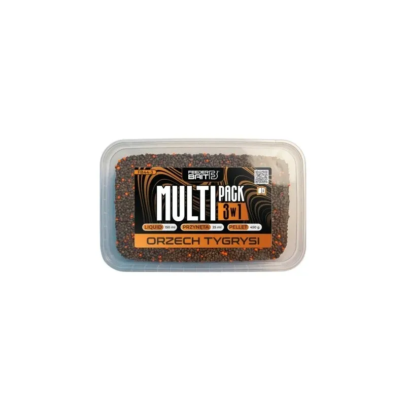 Multipack 3w1 - Orzech Tygrysi - Feeder Bait