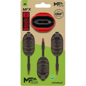 ZESTAW PODAJNIK MIKADO METHOD FEEDER MFX - Q.M.f- roz.S - 20+30+40g + FOREMKA