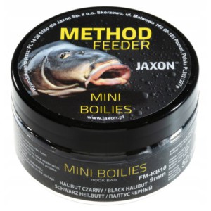 Kulki proteinowe JAXON 9mm 50g HALIBUT CZARNY