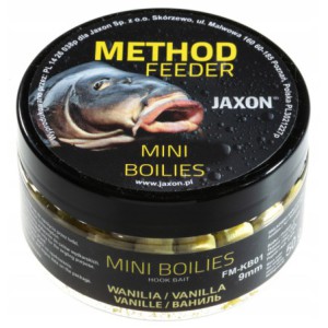 Kulki proteinowe haczykowe JAXON 9mm 50g WANILIA