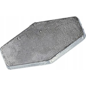 Ciężarek płaski przelotowy Jaxon 125g - 1szt