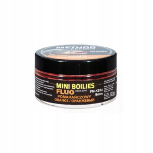 Kulki Mini Fluo Jaxon Method 9mm POMARAŃCZOWE