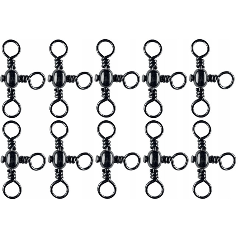 ZESTAW 10szt. KRĘTLIK POTRÓJNY JAXON ROZ. 4