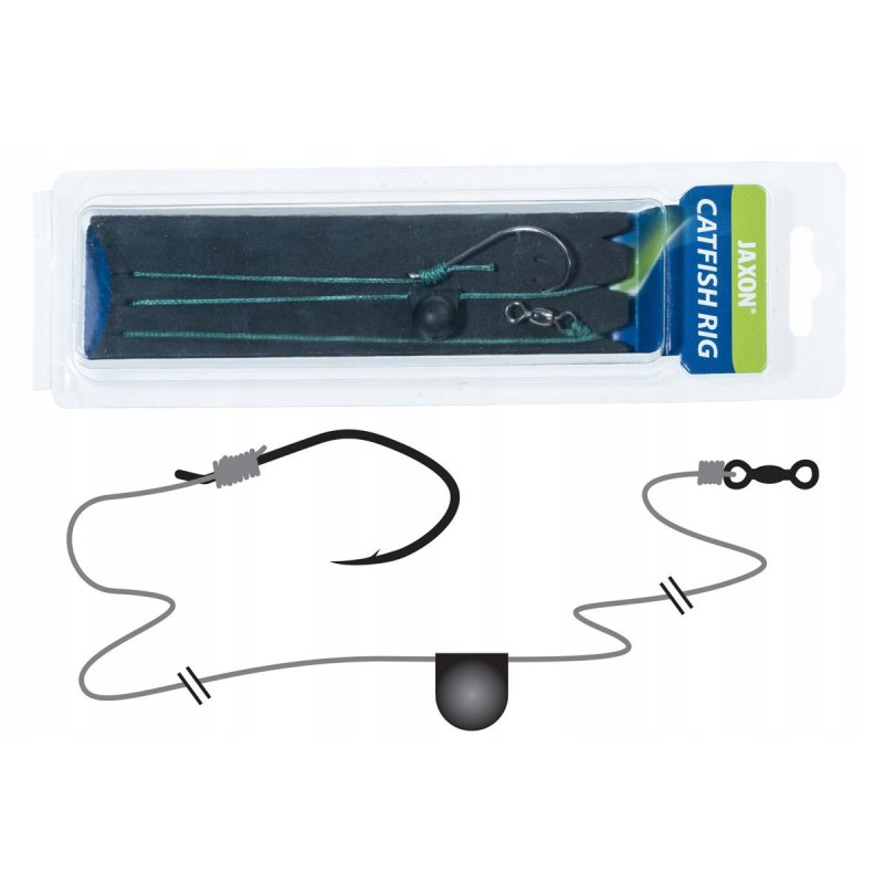 Hak sumowy z przyponem i grzechotką JAXON 8/0