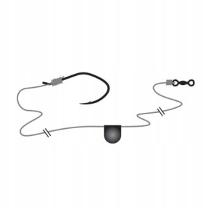 Hak sumowy z przyponem i grzechotką JAXON 6/0