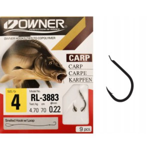 Haczyki z przyponem OWNER ISEAMA 0,22mm r. 4