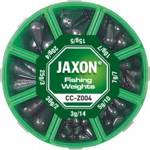 Zestaw ciężarki łezki z krętlikiem Jaxon 3g-30g