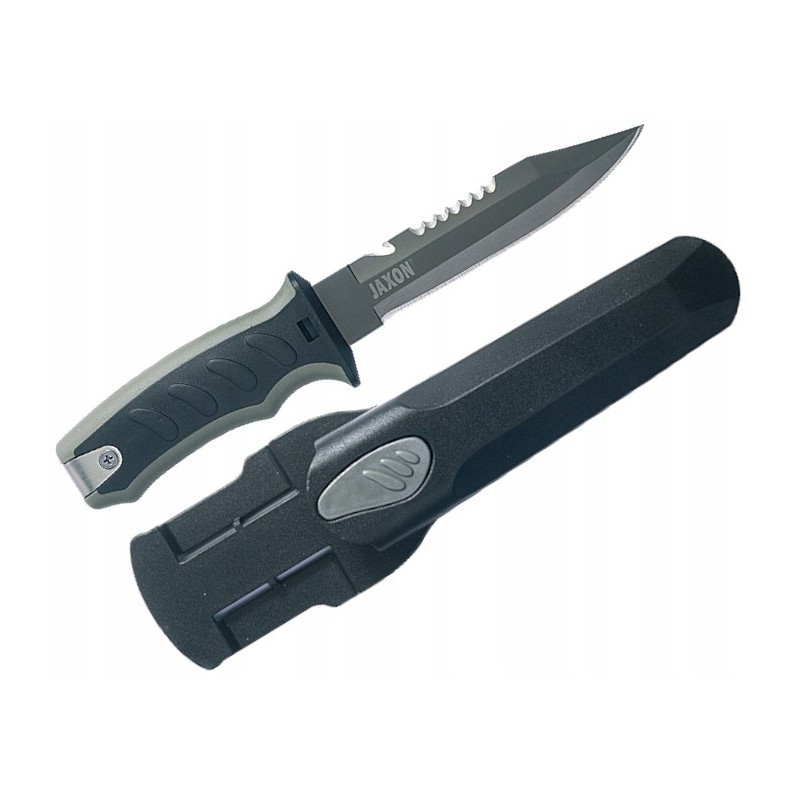 NÓŻ WĘDKARSKI JAXON UNIWERSALNY KABURA 25cm