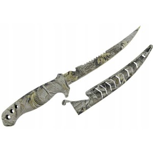 NÓŻ WĘDKARSKI JAXON DO FILETOWANIA RYB 28cm