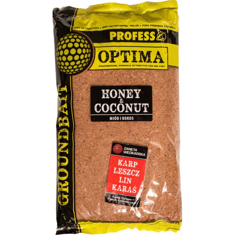 Zanęta Profess Optima 1kg MIÓD I KOKOS