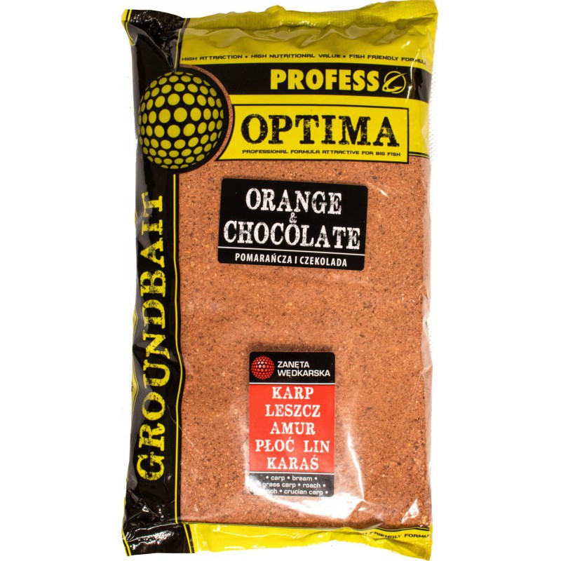 Zanęta Profess Optima 1kg POMARAŃCZA I CZEKOLADA