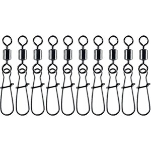 Zestaw 10szt. krętlik STRONG + agrafka JAXON r.6