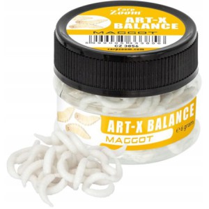 Sztuczne białe robaki w atraktorze JAXON CARP ZOOM