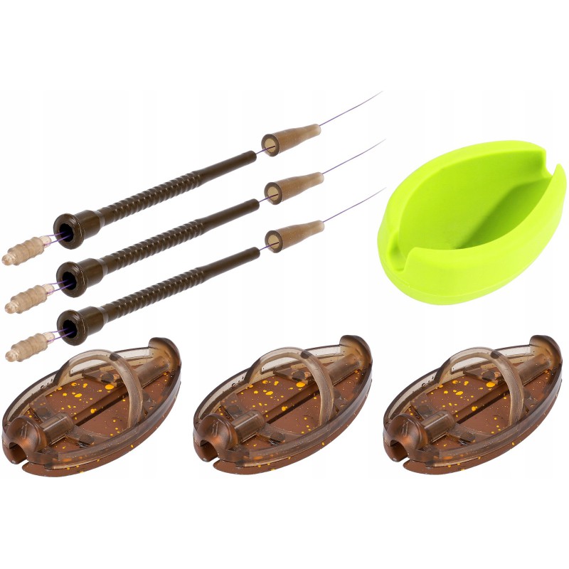 3x Koszyk + forma do metody MIKADO QMF L 20+30+40g