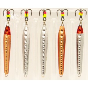 Zestaw 5 x błystka podlodowa JAXON 5g 44mm