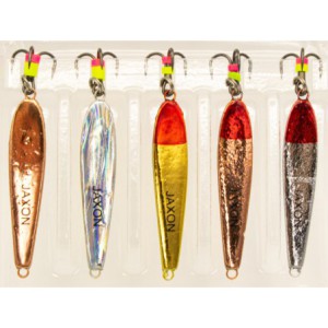 Zestaw 5 x błystka podlodowa JAXON 2g 30mm