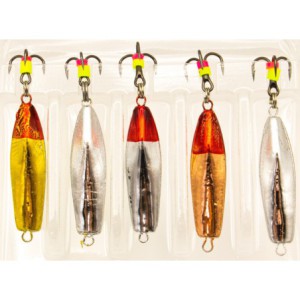 Zestaw 5 x błystka podlodowa JAXON 5g 36mm