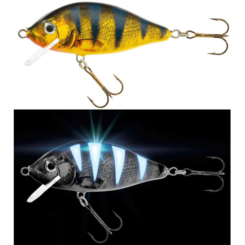 Wobler Pływający Jaxon Holo Select UV karaś 8cm VU-KA8FOG