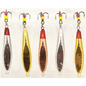 Zestaw 5 x błystka podlodowa JAXON 2g 29mm