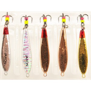 Zestaw 5 x błystka podlodowa JAXON 5g 40mm