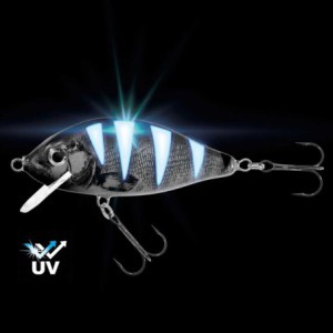 Wobler Pływający Jaxon Holo Select UV karaś 8cm VU-KA8FOG