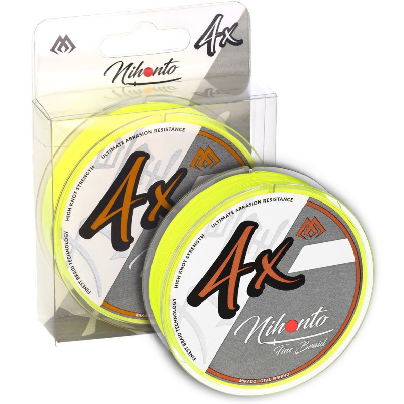 Plecionka Mikado Nihonto Fine Braid 0,16 300m FLUO