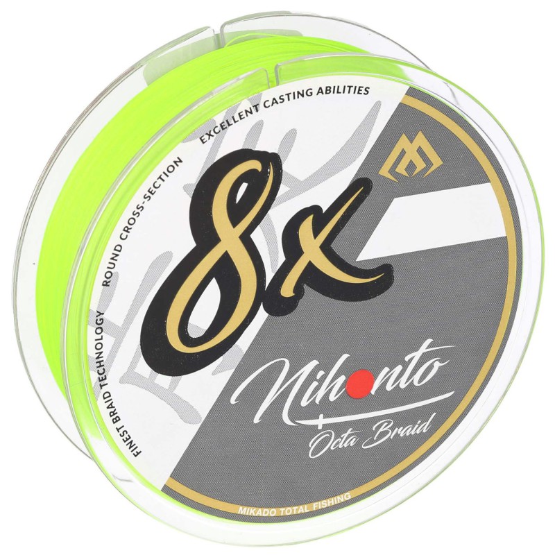 Plecionka Mikado Nihonto Octa Braid 0,18 150m FLUO