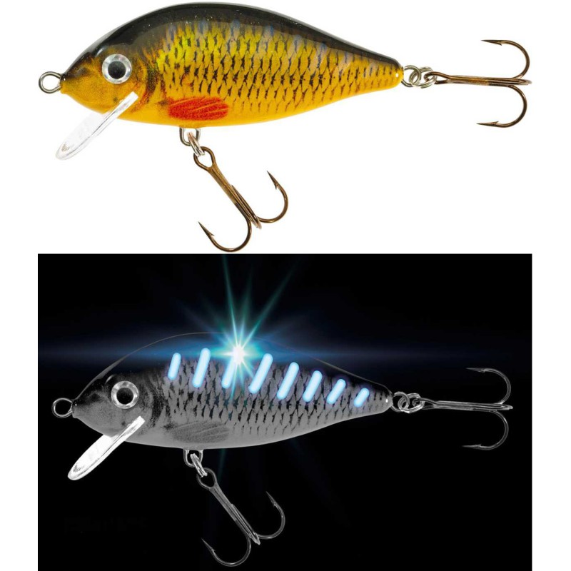 Wobler Pływający Jaxon Holo Select UV karaś 8cm VU-KA8FC