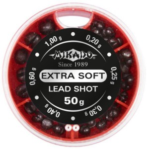 Śrut MIKADO śruciny ołów ciężarki 50g 0,2-1,0g