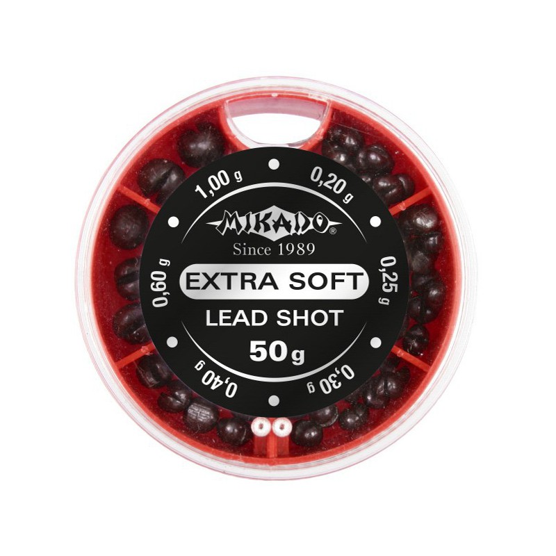 Śrut MIKADO śruciny ołów ciężarki 50g 0,2-1,0g