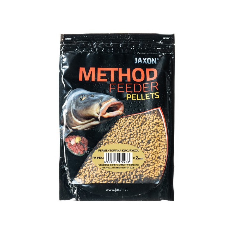 PELLET JAXON METHOD 2MM FERMENTOWANA KUKURYDZA 500G