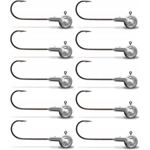 10x Główka Jigowa Jaxon Tanami Black hak 1/0 8G HO-GB1/008