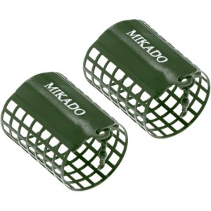 2 x KOSZYCZEK ZANĘTOWY OKRĄGŁY CIEMNO OLIWKOWY 10G MIKADO