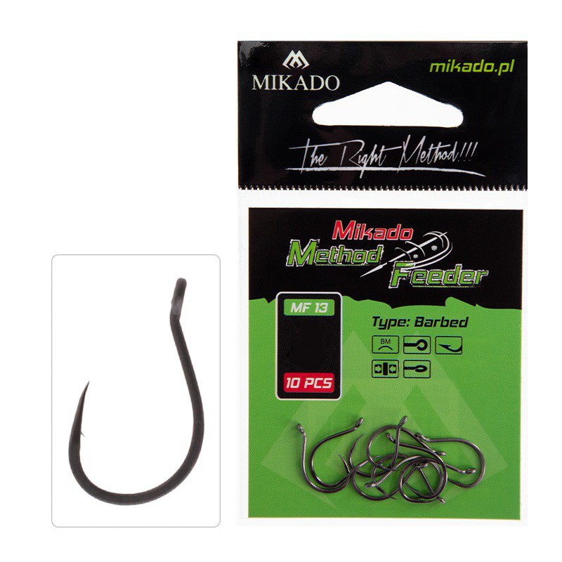 Haczyki MIKADO METHOD FEEDER 10szt. rozmiar 8