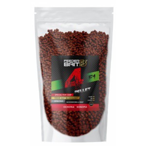 Pellet 4mm FEEDER BAIT F1 OCHOTKA I KONOPIA