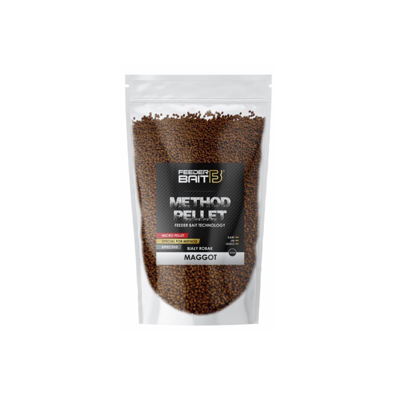 Micro Pellet 2mm FEEDER BAIT MAGGOT BIAŁY ROBAK