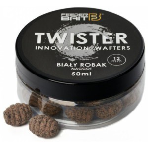 Twister Wafters 12mm Feeder Bait Maggot - Biały Robak