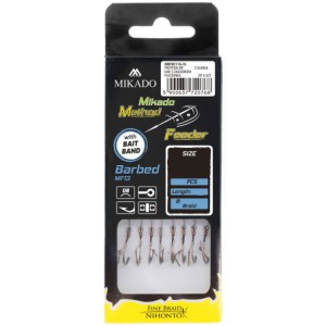 Haczyki plecionka Method Feeder MIKADO 8szt Igła 10