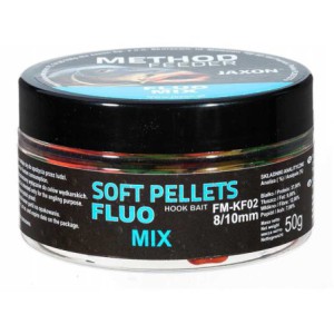 PELLET DUMBELS JAXON SOFT 8/10MM KOLOR MIX 50G FM-KF02