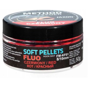 PELLET DUMBELS JAXON SOFT 8/10MM CZERWONY 50G FM-KF01