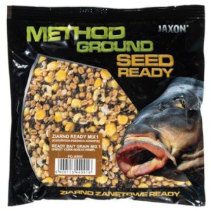 ZIARNO JAXON METHOD GROUND READY MIX 1 KUKURYDZA-PSZENICA-KONOPIE 0,5KG