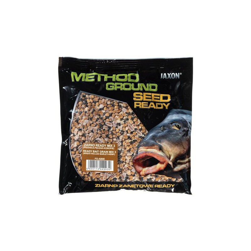 ZIARNO JAXON METHOD GROUND READY MIX PSZENICA PĘCZAK KONOPIE 0,5KG