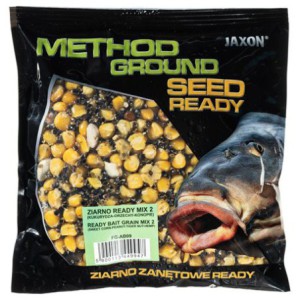 ZIARNO JAXON METHOD GROUND READY MIX KUKURYDZA ORZECHY KONOPIE 0,5KG