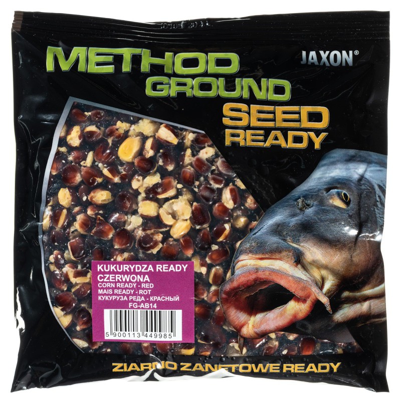 KUKURYDZA JAXON METHOD GROUND READY CZERWONA 0,5KG