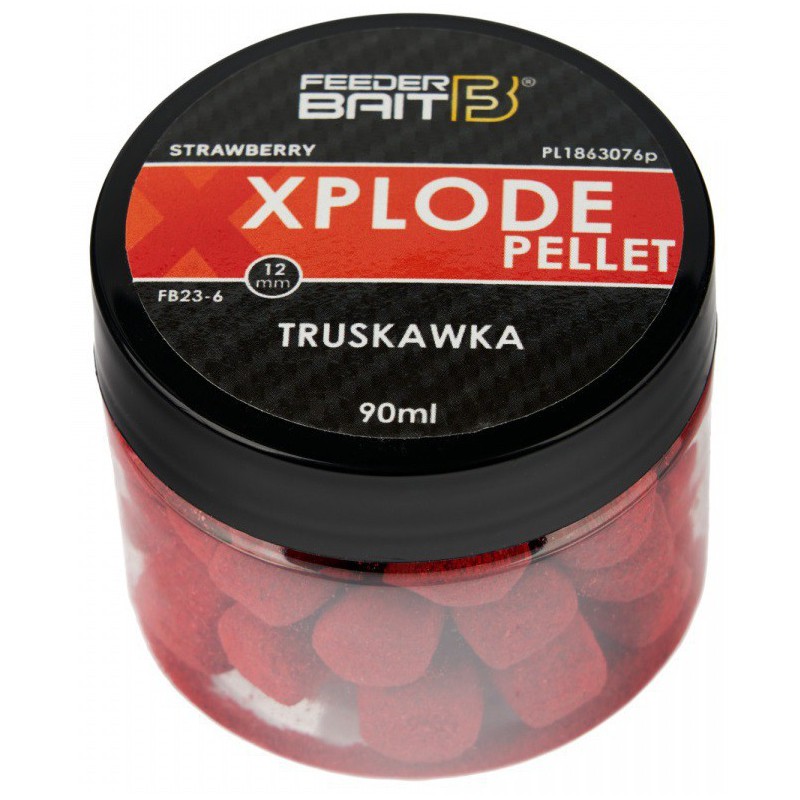 Pellet Feeder Bait Xplode 12mm Truskawka