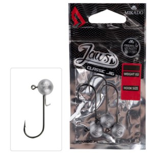 GŁÓWKA JIGOWA MIKADO JAWS CLASSIC 10g 6/0 BN - 3szt.