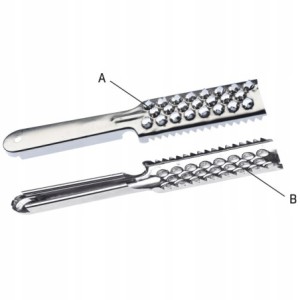 Skrobaczka do ryb dwustronna JAXON AK-SK003