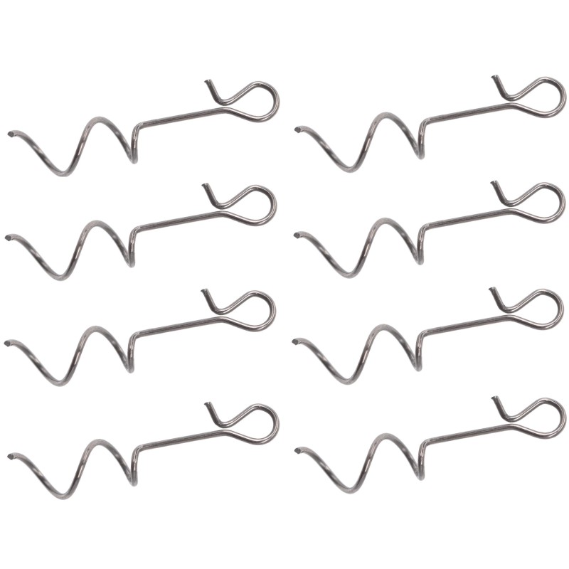 WKRĘT MIKADO Z KLIPSEM DO HACZYKA OFFSETOWEGO JAWS SPIRAL SNAP M - 20mm 8szt.