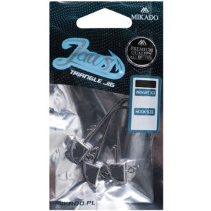GŁÓWKA JIGOWA MIKADO JAWS TRÓJKĄTNA 10g 3/0 - 3szt.